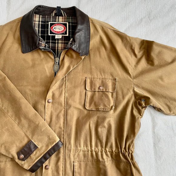 Australian Outback Vintage Oilskin Field Jacket - Picture 3 of 14